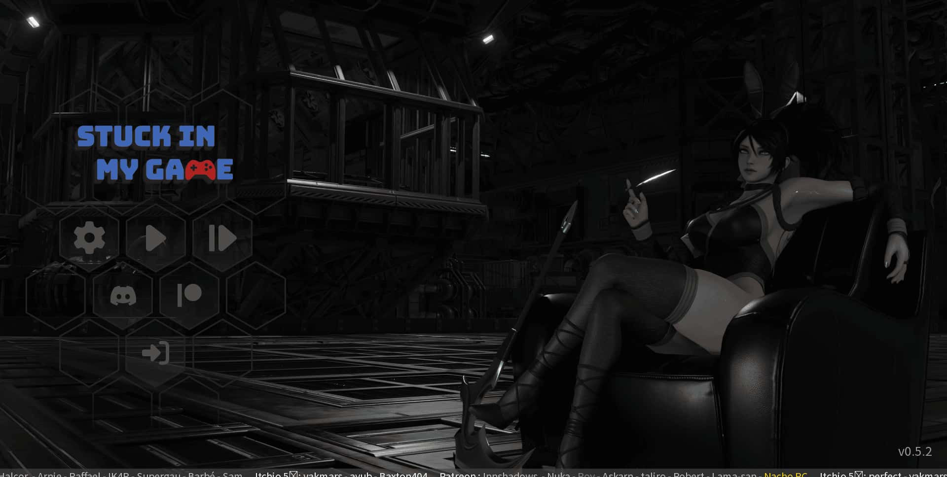 困在我的游戏里 Stuck in My Game 版插画